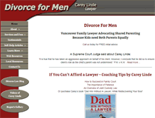 Tablet Screenshot of divorce-for-men.com